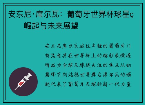 安东尼·席尔瓦：葡萄牙世界杯球星的崛起与未来展望